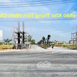 nền 5x16m vị trí đẹp cách trung tâm hành chính mới thủ thừa chỉ 50m,đối diện công viên