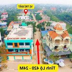 đón sóng đường sắt văn cao - hoà lạc, bán 100 lô đất. diện tích 100m2. hỗ trợ vay bank