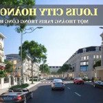 [ lô góc ] bán lk louis city hoàng hai - căn góc hai mặt đường: