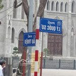 bán nhà phố lý quốc sư, gần nhà thờ, nhà chung, hàng trống dt 35m x 6 tầng, lô góc, mt 5m, 17.5 tỷ