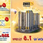 bcons solary , cách tuyến metro 700m . 2pn 1ty5