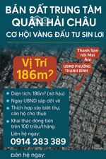 bán đất trung tâm quận hải châu cơ hội vàng cho nhà đầu tư thông thái