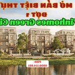 phân khu biệt thự đợt đầu tiên mở bán vinhomes green city - hậu nghĩa - nhận giữ chổ căn vị trí đẹp
