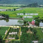 cần bán lô đất nghỉ dưỡng s= 705m2 view hồ - view cánh đồng: giá đầu tư rất rẻ - pháp lý minh bạch