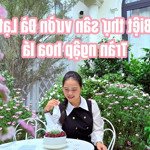 bán biệt thự nguyễn an ninh đà lạt dt 224,6m2 khuôn viên tràn ngập sắc hoa
