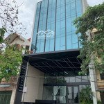 nhà mặt phố nguyễn phong sắc - trần đăng ninh - cầu giấy dt: 100m2x8t mt: 6m thông sàn full kính mt
