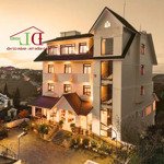 bán khách sạn mặt tiền lê văn tám, đà lạt 50 pkd view thung lũng thông