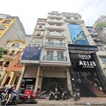 chính chủ cho thuê tòa nhà mặt phố an trạch - đống đa, dt 85 m2, mt 6m, 8 tầng 1 tum, giá 90 tr/th