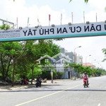cần tiền nên muốn bán lại lô đất trong kdc an phú tây, bình chánh, giá2tỷ3, dt 80m2, nằm vị trí đẹp