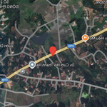 lô đất 10m mặt tiền tl86 thuộc ba trại, ba vì, hà nội. xung quanh hàng quán kd buôn bán sầm uất
