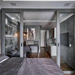 trống sẵn căn hộ 1 phòng ngủ tone đen xám cao cấp decor có gu tách bếp cmt8, p5, tân bình