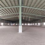 cho thuê xưởng, đất 5000m2, xưởng 2500m2 giá 60 triệu/tháng, đa ngành nghề