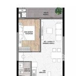 bán căn 1+1pn 52m tầng đẹp view trực diện hồ bơi nội khu block c