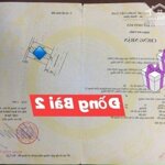 Bán lô đất mặt tiền đồng bài 2 vị trí cực đêp
