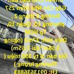 Chính chủ cần bán gấp căn nhà hẻm ở trung tâm q.10