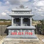 Mẫu đá đôi đẹp bán tại sơn la điện biên - mẫu lăng mộ đôi bằng đá xanh tự nhiên nguyên khối đơn giản cao cấp hiện đại giá rẻ song thân phu thê ông bà bố mẹ