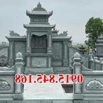 Thái nguyên - mẫu lăng mộ đá đẹp - mẫu khu lăng mộ khuôn viên lăng mộ bằng đá xanh khối tự nhiên đơn giản nghĩa trang nhà mồ gia đình gia tộc dòng họ bằng đá đẹp bán tại thái nguyên