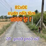 30x28 đất mặt tiền nhựa gò công đông, tg