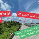 Gần 1000m, mặt tiền tầm vu & view bờ kè trần hoàng na, thuê 30tr/th