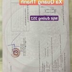 Bán đất kèm nhà mặt đường 352 quảng thanh giá 4,x tỷ