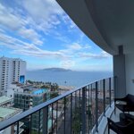 Bán căn panorama rẻ quạt có bồn tắm. diện tích: 55m2 ban công rộng view biển vinpearl và phố. giá bán 2tỷ950