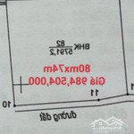 Bán 5791m2 đất vườn hoà thắng vuông, cách đt 716 1,2km chỉ 984,5tr lh hiền xem sổ, miễn tg