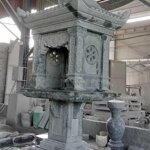 Mẫu am thờ bằng - đá để hũ cốt đẹp bán tại khánh hoà - miếu thờ thần linh ngoài trời
