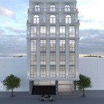 Bán toà building mặt phố hoàng quốc việt - nguyễn đình hoàn, 600m2 x 9t. mt 20m. 160 tỷ.