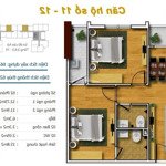 Bán căn hộ 2pn 2vs dt 53m2 và 63m2 view nội khu chung cư tecco skyville - tứ hiệp lh: 0944360083