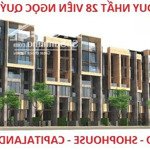 Bán căn nhà phố căn góc 2 mặt tiền diện tích 119m2 giá bán 46 tỷ