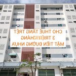 Mặt bằng tầng trệt chung cư - tiện kinh doanh buôn bán