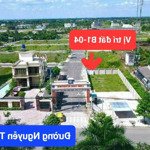 đất thật không ảo b1-04 78,99m2 ngay cổng long cang residence cách nguyễn trung trực 20m, 1tỷ450 tl