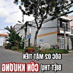 Nền gốc 02 mặt tiền - khu biệt thự cồn khương