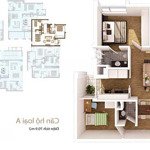 Bán căn hộ 71m2 , 2 ngủ 2 vệ sinh tại chung cư rừng cọ ecopark - giá bán 1 tỷ 7