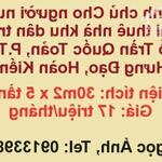 Chính chủ cho người nước ngoài thuê nhà khu dân trí cao phố trần quốc toản, hoàn kiếm, 17tr; 0913398987