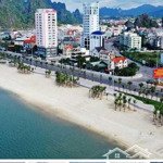 Cần bán lô góc 2 mặt tiền view biển và bãi tắm hòn gai