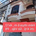 Bán nhà hẻm nhuâk 6 m gò vấp