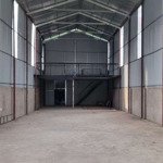 Cho thuê kho xưởng ngọc thụy gần 500m cao 8m container ra vào.