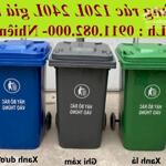 Thùng rác nhựa giá rẻ tại miền nam- thùng rác 120 lít 240 lít 660 lít giá sỉ- lh 0911.082.000