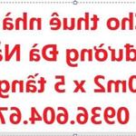 Cho thuê nhà 5 tầng xây độc lập mặt đường đà nẵng, ngô quyền, hải phòng