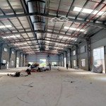 Cho thuê kho xưởng dt 1500m2 10000m giá 75 nghìn/m2/th kcn tân quang, xưởng cao thoáng, điện 3 pha