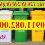 Thùng rác phân loại giá rẻ- thùng rác nhựa 120l 240l 660l giá sỉ- lh 0911.082.000