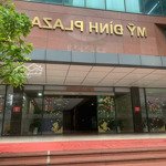 Cần bán 567m2 sàn văn phòng tòa mỹ đình plaza 2. sổ đỏ vĩnh viễn. đang sẵn hđ thuê hiệu suất 9%/năm