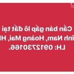 Bán nhanh lô đất tại tổ 22 p.lĩnh nam,hoàng mai.sổ đỏ chính chủ.giá bán hợp lý