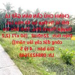 Chính chủ cần bán gấp lô đất vị trí đẹp tại xã hòa lợi, huyện thạnh phú, tỉnh bến tre