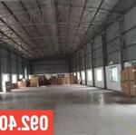 Cho thuê kho xưởng 500m số 1 đường văn tiến dũng - minh khai - bắc từ liêm - hà nội