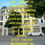 Vị trí đẹp giá tốt - bán căn shophouse tại dự án vinhomes star city, phường đông hải, tp thanh hóa