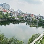 Bán đất mặt view hồ quận ba đình,lô góc vỉa hè, ôtô tránh, kinh doanh bất chấp giá đầu tư dt 60m