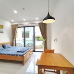 Chdv studio full nội thất, ban công rộng siêu thoáng mát - 30m2 - gần phan đăng lưu, nơ trang long