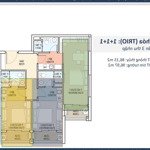 Cho thuê gấp căn hộ 3 phòng studio delasol quận 4 giá tốt miễn phí quản lý 2 năm nhà mới 100%
